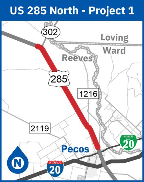 US 285 North Corridor from FM 1216 to 0.1 mile south of the New Mexico ...