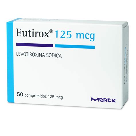 Eutirox 125 Levotiroxina 125 Mcg 50 Comprimidos Los Expertos En