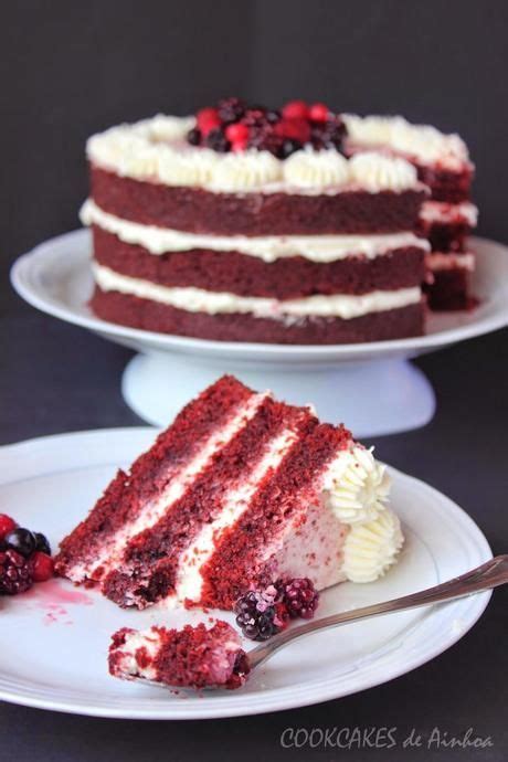 Red Velvet Naked Cake Paperblog Tortas Recetas De Dulces Faciles