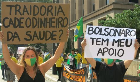 Manifestantes Promovem Atos Pró Bolsonaro E Contra Governadores Pelo País