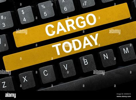 Writing Displaying Text Cargo Business Showcase The Goods Merchandise