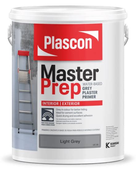 Plascon Master Prep Water Based Grey Economy Primer Plascon South Africa