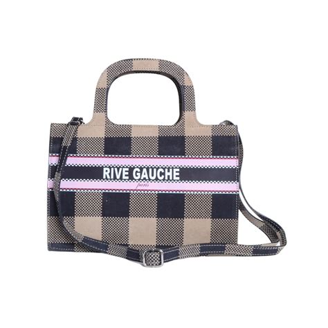 Handtas Nubuck Rive Gauche Vele Trendy Leren Handtassen