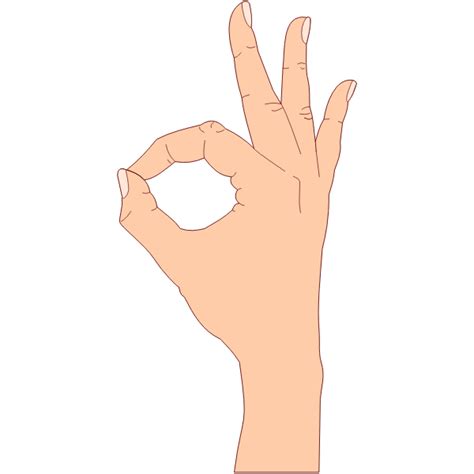 Ok Hand Sign Png Picture Png Mart