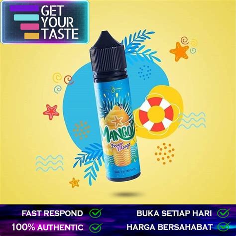 Jual Liquid Mangopy By CMW Emkay Frozen Mango 3mg 60ml Shopee