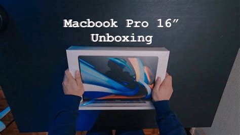 Macbook Pro 16 Unboxing 2020 YouTube