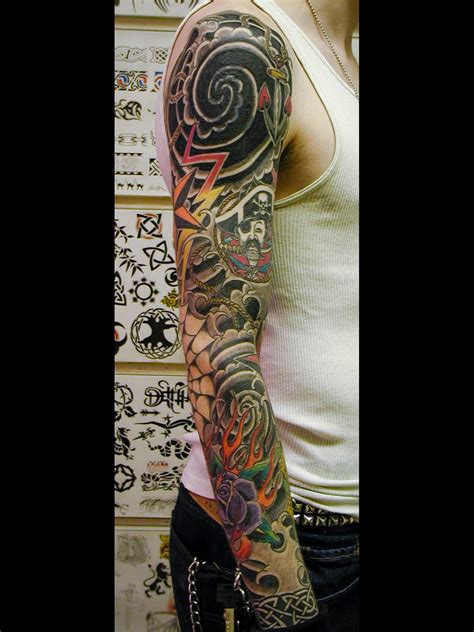 Arm And Leg Sleeve Tattoos Mehai Bakaty — Fineline Tattoo