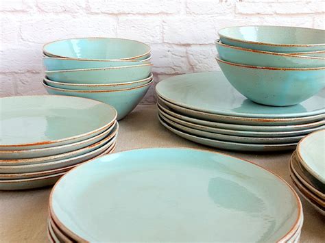 Dinnerware Sets For Green Dinnerware Stoneware Dinnerware