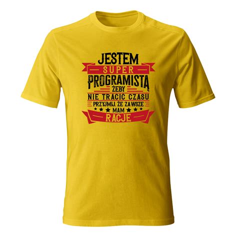 Koszulka M Ska Jestem Programist Tshirt Gallery