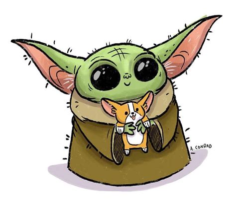 How to draw so cute baby yoda information | babyyodaabout