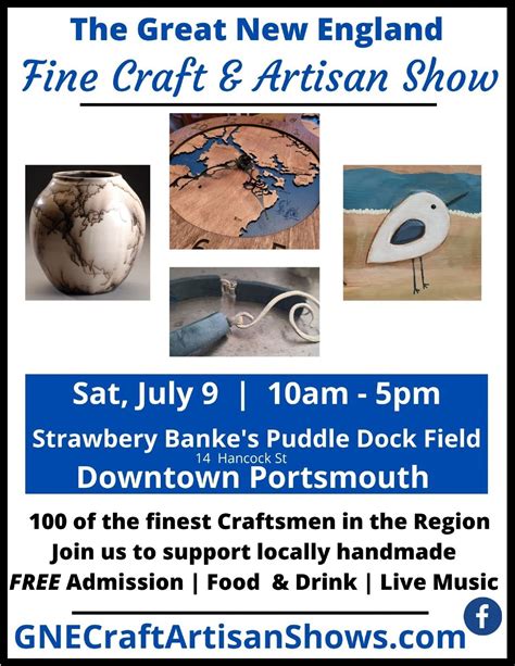 Great New England Fine Craft And Artisan Show Portsmouth Tickets