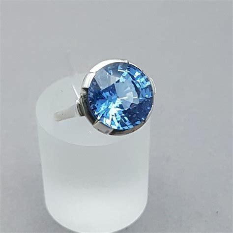 Art Deco Blauwe Spinel Getest Silver Ring Catawiki