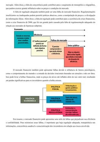 3 AS FALHAS DE MERCADO RESUMO AULA 2 ECONOMIA POLITICA Pdf