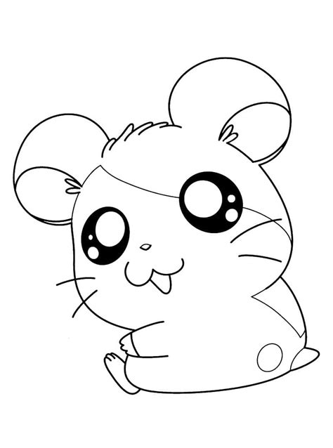 Tô màu Hamtaro Ngộ Nghĩnh Trang Tô Màu Cho Bé