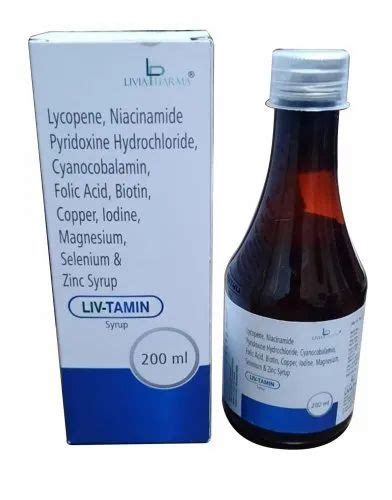 Liv Tamin Syrup Grade Standard Medicine Grade Packaging Size Ml