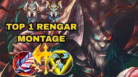 WILD RIFT RENGAR MONTAGE 1 RANK CHALLENGER SOVEREIGN RUNES