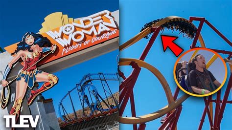 INCREDIBLE Opening Day For Wonder Woman Flight Of Courage At Six Flags