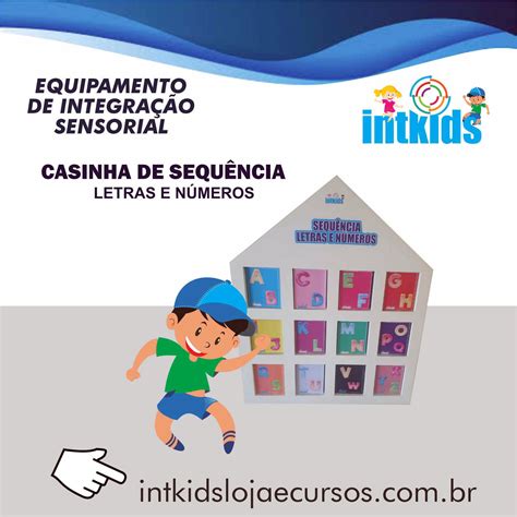 Casinha de Sequência Letras e Números INTKIDS