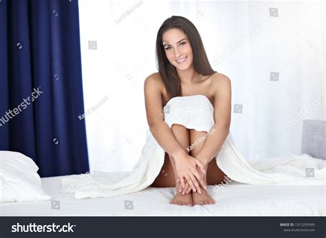 Adult Naked Woman Lying Bed Morning Stock Photo Shutterstock