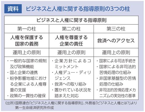 Sdgsの羅針盤『企業に求められる「ビジネスと人権」の取組み』 奥脇 健史 第一生命経済研究所