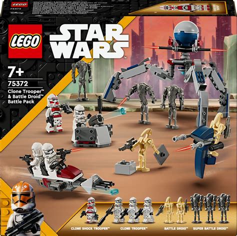 Lego Star Wars Pack De Combat Des Clone Troopers Et Dro Des De