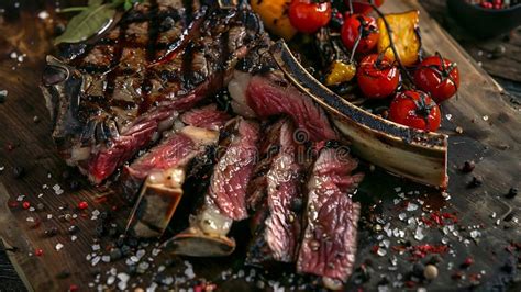 Generative Ai Traditional Barbecue Dry Aged Wagyu Porterhouse Beef