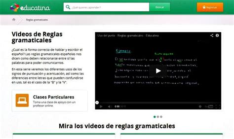 Aprende O Repasa Las Reglas Gramaticales Del Español Con Educatina