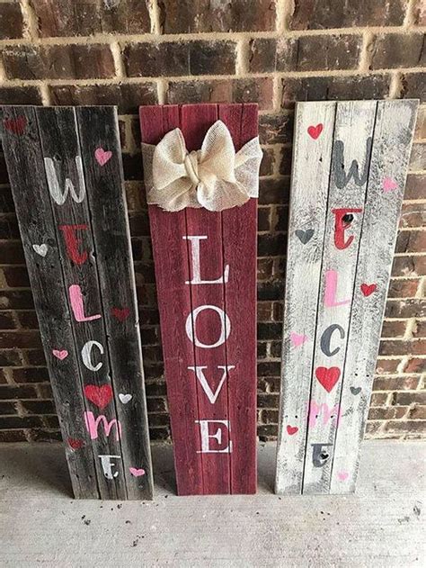 Amazing Homemade Decorations For Valentines Day Valentine Wood