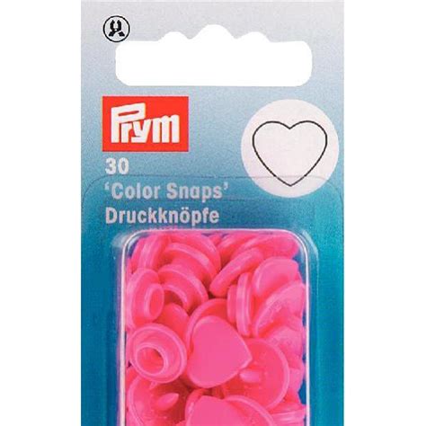 Druckkn Pfe Color Snaps Herz Pink Prym Druckkn Pfe Stoffe De