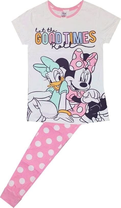 Disneys Minnie Mouse Ladies Womens Short And Long Minnie Mouse Pyjamas