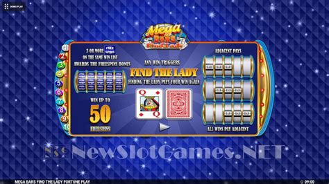 Mega Bars Find The Lady Blueprint Gaming Slot Review Demo Game