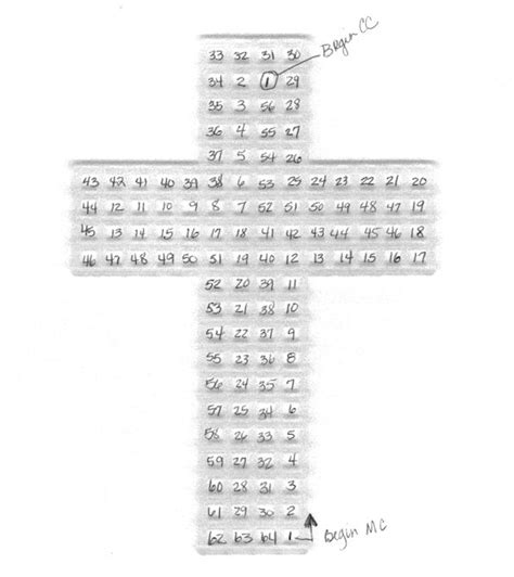 Plastic Canvas Cross Bookmark Thread Crochet Pattern Free Crochet