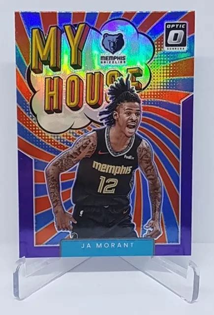 2021 22 PANINI DONRUSS My House Viola Prizm Ja Morant Memphis Grizzlies