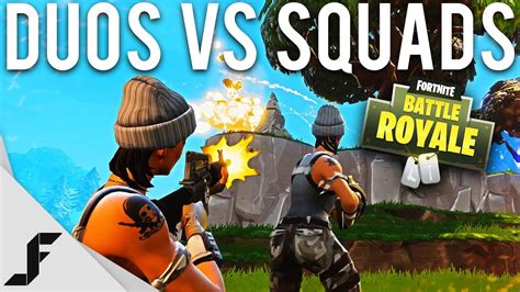 DUOS VS SQUADS Fortnite Battle Royale YouTube