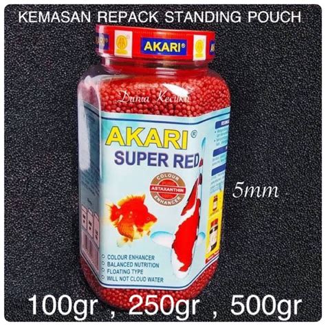 Jual Akari Super Red Colur Enhancer Mm Pelet Ikan Koi Pakan Ikan