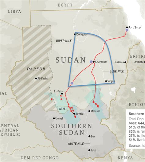 Map Showing Hamdi S Triangle African Arguments