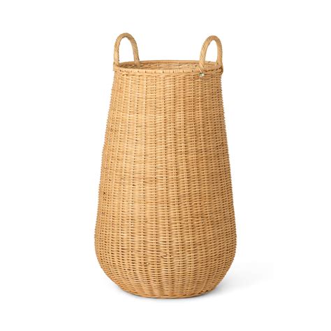 Braided Rattan Wäschekorb Von Ferm Living Connox