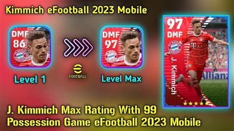 How To Train Rated J Kimmich Max Level Efootball Mobile