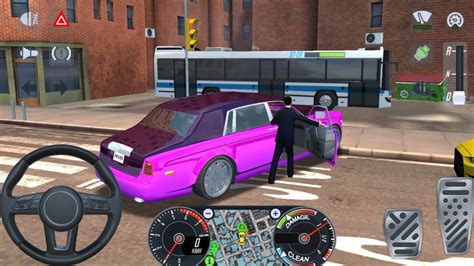 Purple Rolls Royce Phantom Luxury Car Walkthroughs Taxi Sim