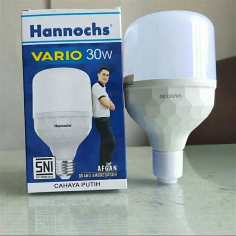 Jual Bola Lampu LED Hannoch Vario 30 Watt Shopee Indonesia