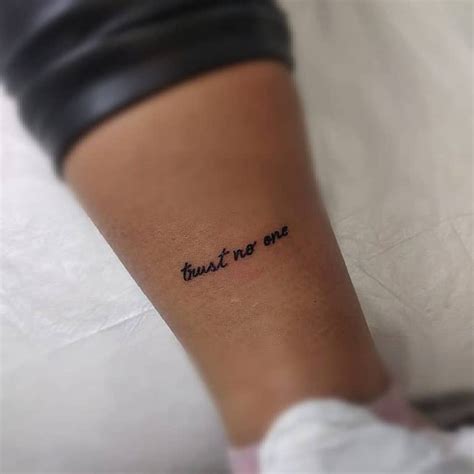 Trust No One Tattoo Ideas for the Fearless