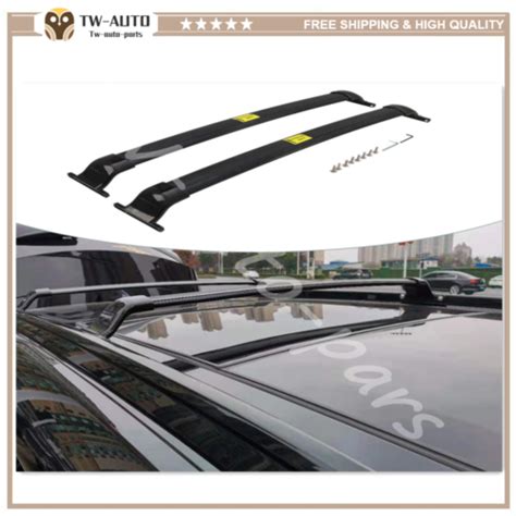 Pcs Aluminum Roof Rail Rack Cross Bar Cross Bar Fits For Cadillac Xt