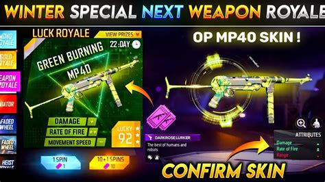 Next Weapon Royale Free Fire New Weapon Royal Free Fire Free Fire