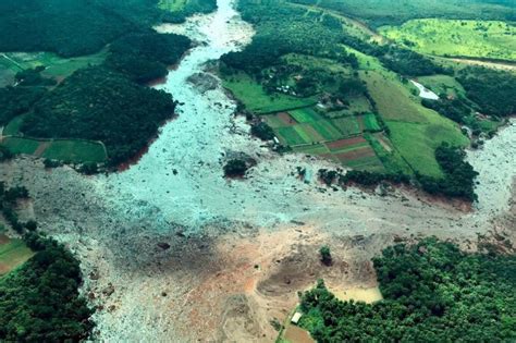 Antes E Depois Estrago Causado Pelo Rompimento De Barragem Da Vale Em