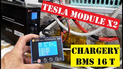 Tesla Module Batterypack 48 V With Chargery Bms Youtube