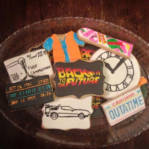 Tracy Calvert Back To The Future Theme Cookies Back To The Future