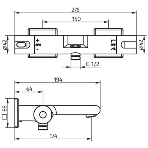 HSK Softcube 2 0 Aufputz Badewannenthermostat Fliesen und Sanitärshop