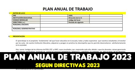 Descubrir 85+ imagen modelo de un plan de trabajo en word - Abzlocal.mx