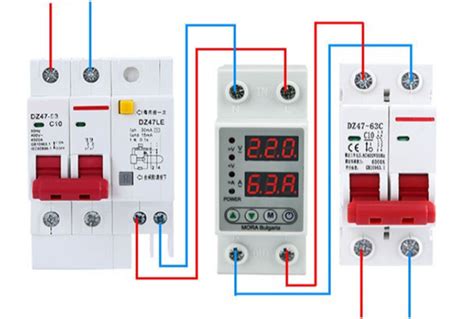 Реле напряжения 1ф. 63А, AC140-AC300V комЭЛ (TVPS1-63с) в интернет ...