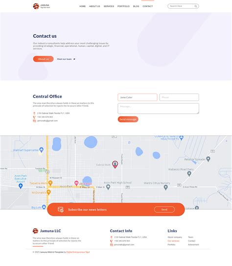 Web UI Design, Landing Page UI Template :: Behance